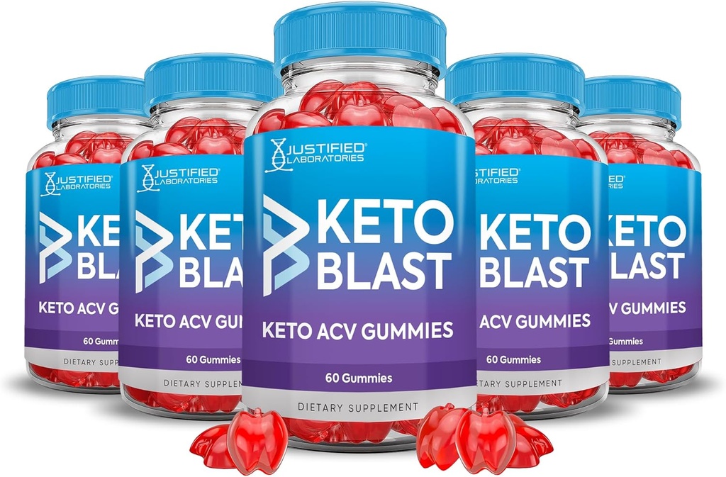(5パック) アップルサイダー酢グミー1000MG Keto Blast Keto ACV Gummies PomegranateビートジュースパウダーB12ビーガン非GMO 300グミ