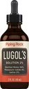 ルゴルスヨウ素ドロップ 2% 2 fl oz | 液体サプリメント | カリウムヨウ素 4% | ピッピングロック