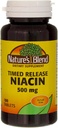 Nature's Blend Niacinタイムドリリースタブレット、500mg、100Ct(2パック)