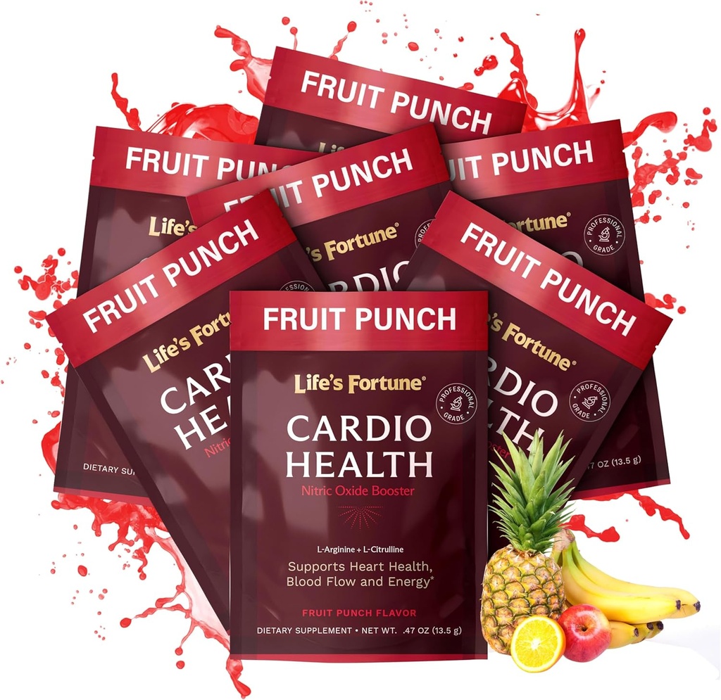 ライフのフォーチュンLのアルギニンLのクトルリンの補足の粉-自然なフルーツの穿孔器が付いている高い効力のニトリのオキサイドの補足のブースター(1のパック)