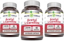 アメイジングフォーミュラ アセチル L-カルニチン 1500 Mg/サービングベジギーカプセルサプリメント | ノンGMO | グルテンフリー | アメリカ製 | ベジタリアン向け(120カウント) | 3パック