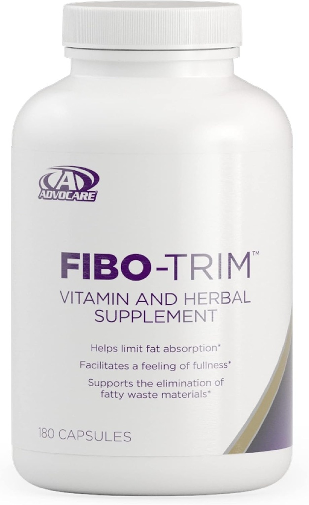 AdvoCare Fibo-Trim - ビタミンC、ビタミンE、ナイアシン、タウリンとサプリメント - 180カプセルを制限するのに役立ちます