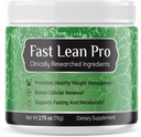 rize labs Fast Lean Pro Advanced Formula Supplement Hydration BCAA Drink Capsules in a Jar, Easy to Scoop and Tastes Great (30 Servings)