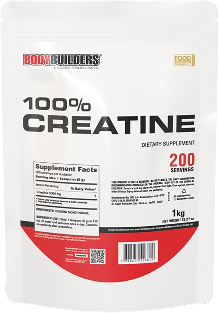 100%のクレアチン、Unflavored、2.2lb、200のサービング