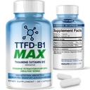 TTFD Thiamine B1は米国でなされる60Capsulesを- TTFDビタミンB1 MAXのエネルギー及び焦点のための高周波補足、サポートMaxLifeの自然による健康なNerve機能及び全面的なウェルネス補います