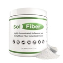 SolFiberのプレバイオティクスの粉の補足、繊維のガミーへの非GMOの代わり、サポート 消化器の健康、容易なツー ミックスおよび高度に集中された繊維粉、7オンス、60のサービングを支えて下さい