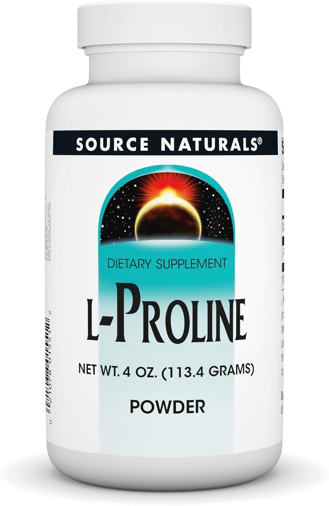 源のNaturals Lプロリンの粉- 4つのOunce