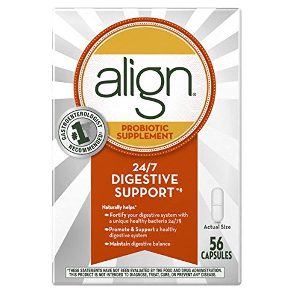 Align Probioticサプリメント、56カウント(パッケージ5月Vary)