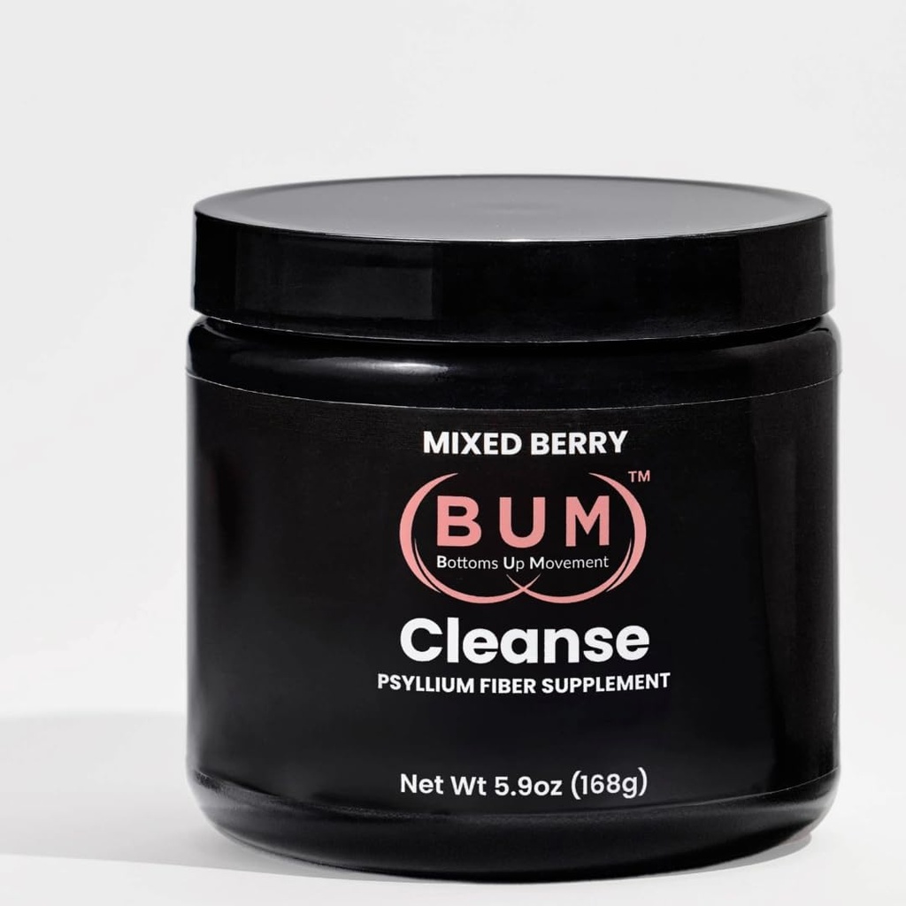 (Bum) サイリウムハスク繊維粉末, ステビアと混合ベリー風味ドリンク, ブロッキング救済のためのコロンクレンジング & 消化の健康, 毎日の溶性繊維サプリメント, 砂糖 & グルテンフリーグルテン, 完全菜食主義者の, 30 サービング