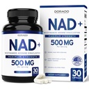 NADサプリメント(給餌ごとに95%純粋なNAD +の500mg)NMNサプリメント、NADニコチンアミドリボシドサポート(サードパーティテスト済み、ビーガンセーフ、非GMO、充填剤なし、米国製 - 30ビーガンカプセル)