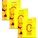 NANOWELL の純粋な緩衝されたビタミン C のサービングごとの 3000 mg、免疫サポートのための食事療法の補足 - 60 の棒 x 3 箱、供給 6 か月(180 の計算)