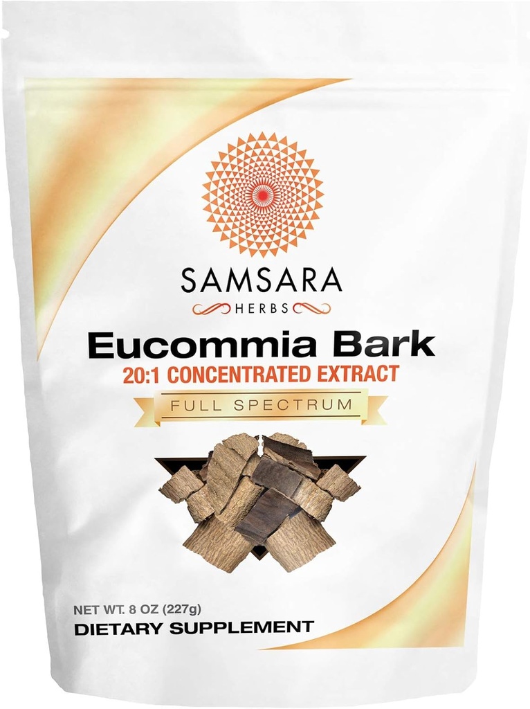 SamsaraハーブのEucommiaのエキスの粉- 20:1の集中されたエキス(8oz/227g)