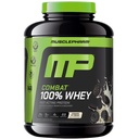 MusclePharm Combat 100%の乳清蛋白質の粉、クッキー「N」のクリーム色の味、Whey蛋白質の隔離、女性及び人のための高い蛋白質の粉、グルテンフリーの5のlbの69のサービングとの速い回復及び筋肉利益