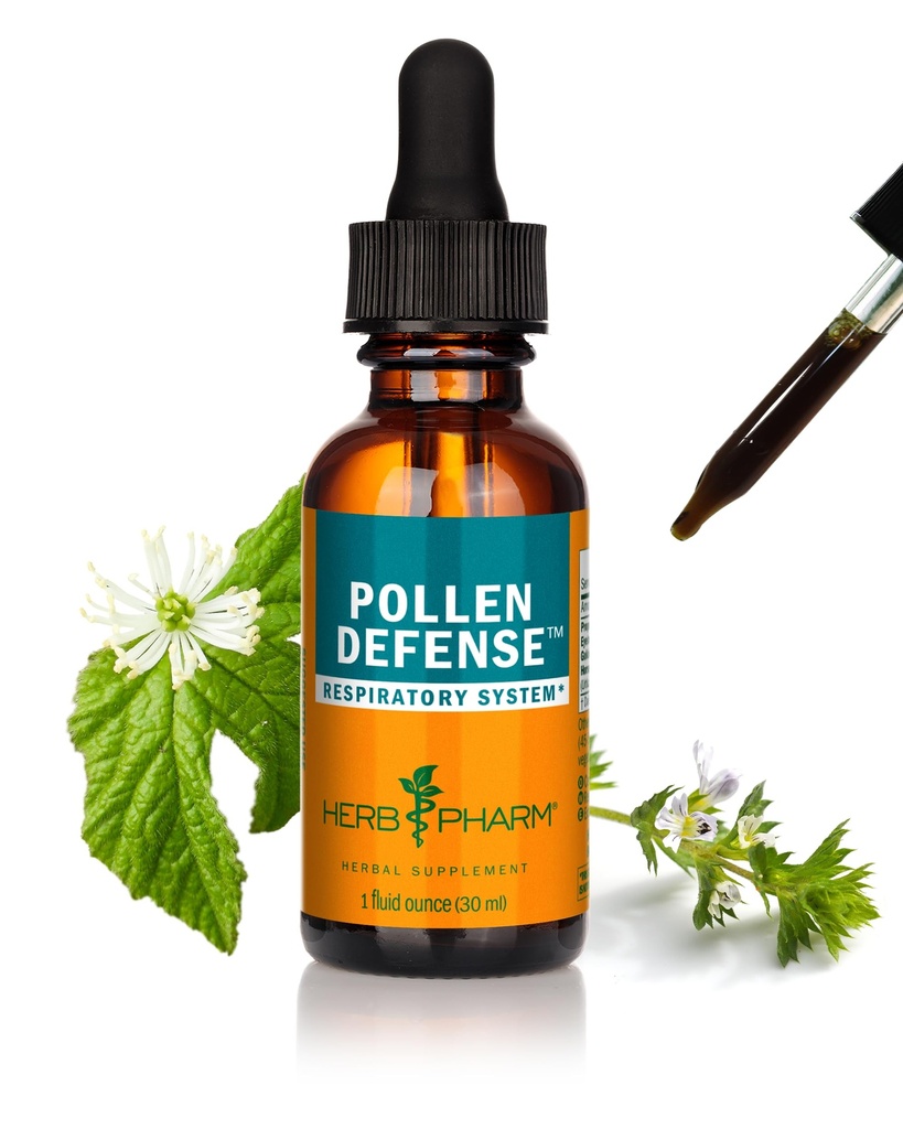 Herb PharmのPollenの防衛呼吸器システム サポートのための液体の草の方式- 1 Ounce (FEYE01)