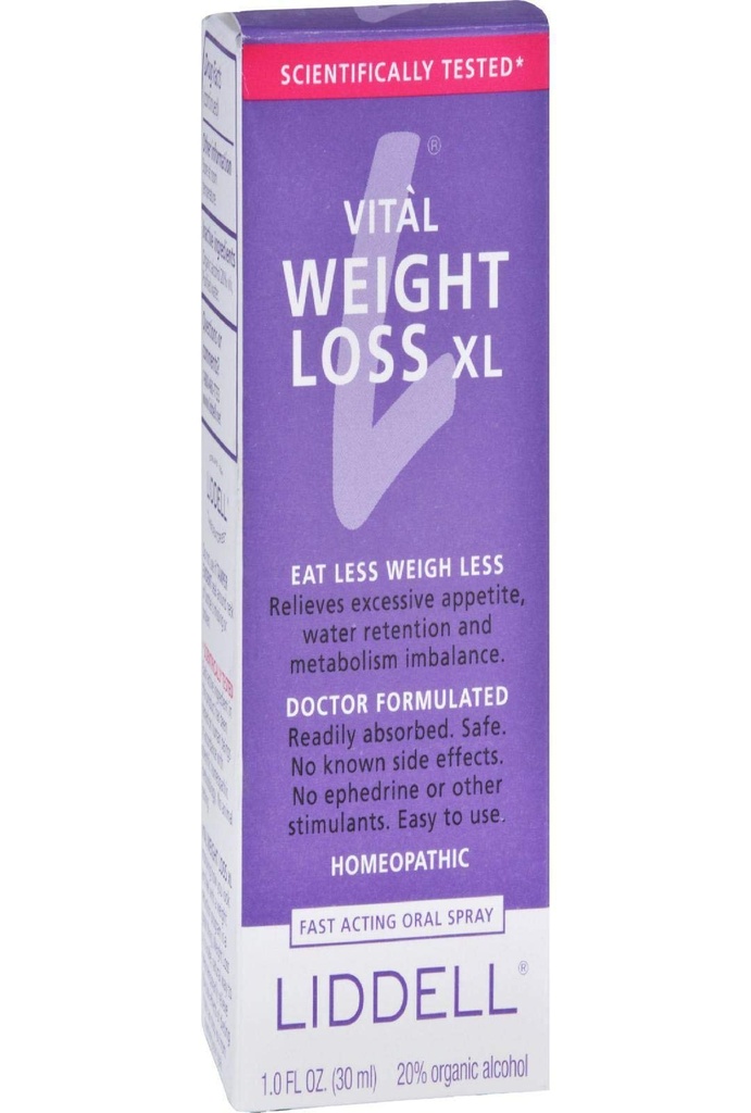 LiddellのHomeopathicの減量の方式、X-Largeの1の液体Ounce