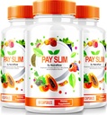 NutraRize (3パック) スリムカプセルを支払います, 健康な減量のためのPaySlimオールナチュラルサプリメント, 体とフィットネス目標を達成するためのプレミアムフォーミュラ, 公式レビュー (180 カプセル)