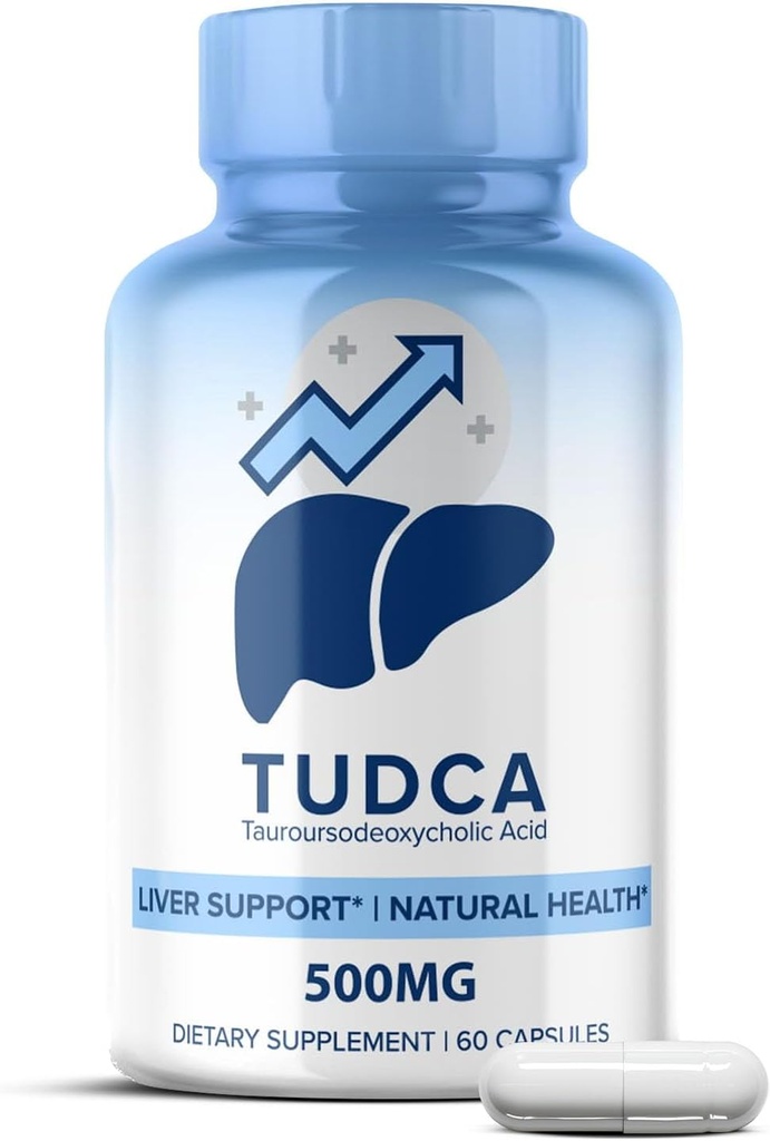 Tudca のレバー サポート補足 - 1 のパック、60 カプセルの Tauroursodeoxycholic 酸 - Nerve の細胞サポート、Galbladder、腎臓および肝臓の清潔な Detox 及び修理、MaxLife の自然なベール ソルトの補足