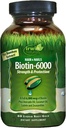 Irwin Naturals Biotin-6000は健康な皮、毛及び釘- 60の液体のSoftgels -高い効力6000 mcg、タケ、Avocado、ココナッツ及び多くとの強さ+保護-最高の吸収を支えます