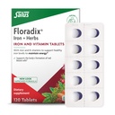 Floradixの鉄のタブレット-ビタミン、葉酸、ビタミンCの鉄の補足-エネルギー サポート-ベジタリアン及びグルテンフリー- 120のタブレット(120のサービング)