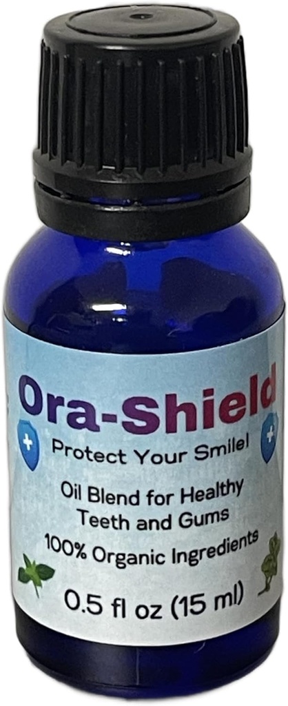 Organic Tooth Oil for Gum Disease Relief and Gingivitis Help – Soothes Sore, Bleeding, or Receding Gums – Essential Oils for Teeth & Mouth – Oral Microbiome Support – Adults & Kids (1 Pack)