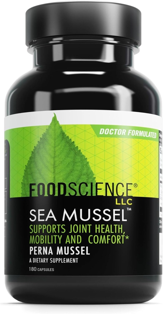 Vermont Sea Mussel、Green-Lipped Musselの共同補足のカプセル、180の計算のDAVINCI FoodScience