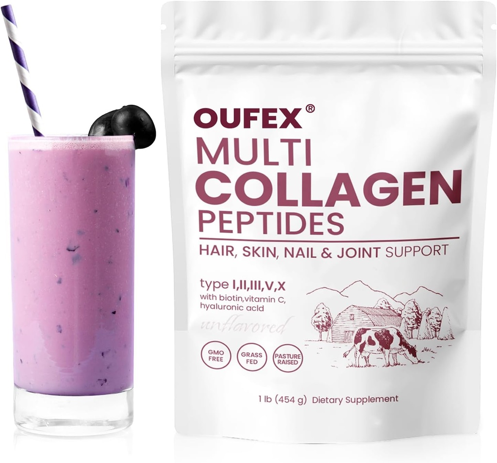 多コラーゲンのペプチッド粉、女性及び人のコラーゲンのペプチッド、Hyaluronic酸、Biotin、タイプI、II、III、V、Xのコラーゲンの粉は毛、釘、皮、骨および接合箇所の健康を(1ポンド)促進します