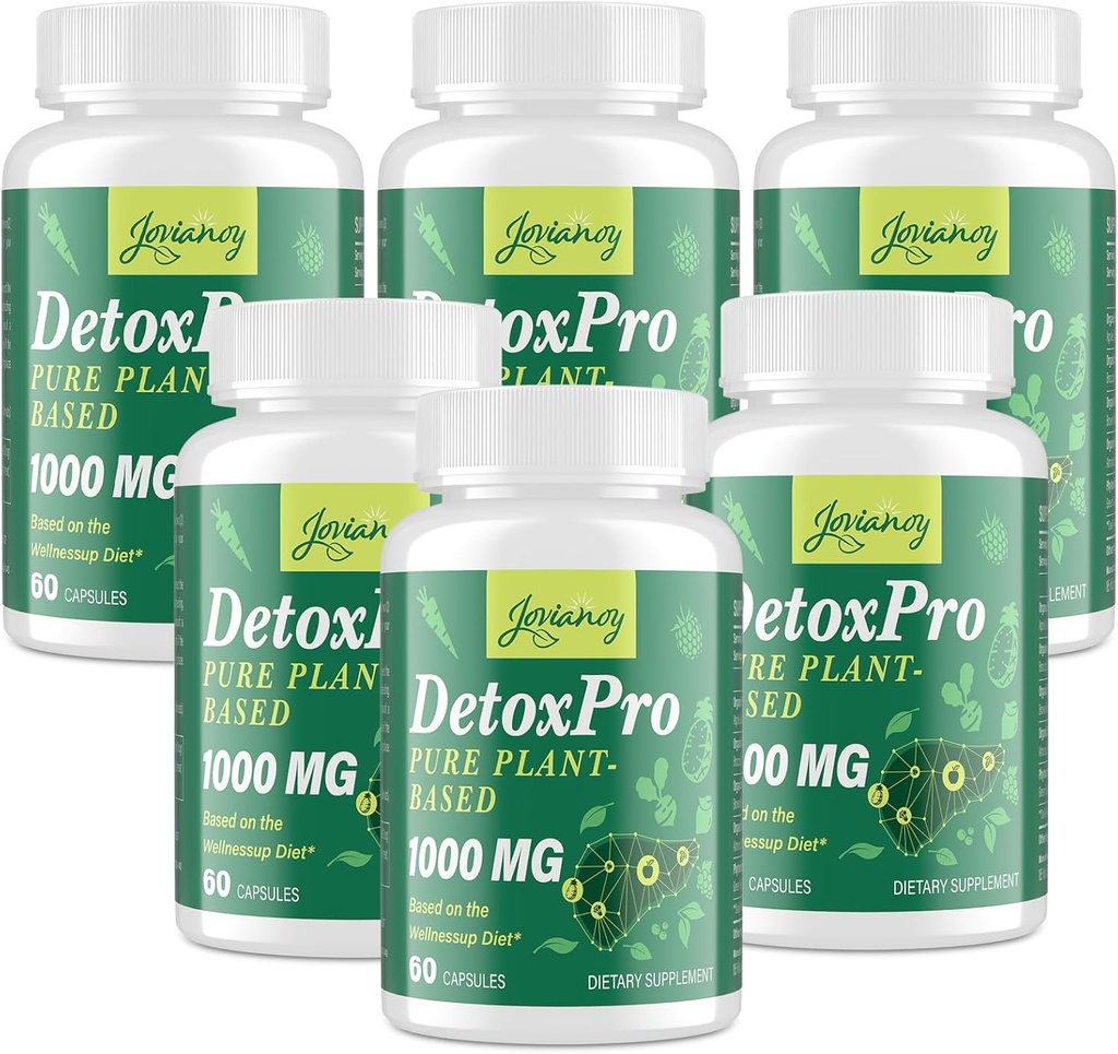 1000のMGの穏やかなDetoxのクレンジング、肝臓、ガット及びコロン、酸化防止及び消化器サポート、ゼオライト、女性及び人のための速い行為の解毒の複合体– 480のカプセル