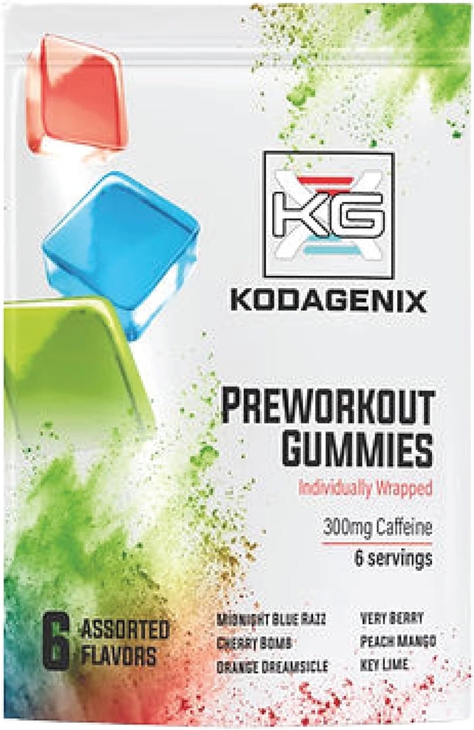 Kodagenix 世界初 PreWorkout Gummy