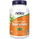NOWの食糧はビタミン、鉱物およびGLA (Gamma-Linolenicの酸)、500のタブレットが付いている有機性Spirulina 500のmgを補います