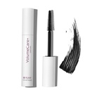 Rumi Cosmetiques VolumeCare + Mascara 旧女性用 - 極端な長さとボリューム 2-in-1 フォーミュラ - ノークループス、長持ち、敏感な目のためのhypoallergenicマスカラ(ナチュラルブラック)