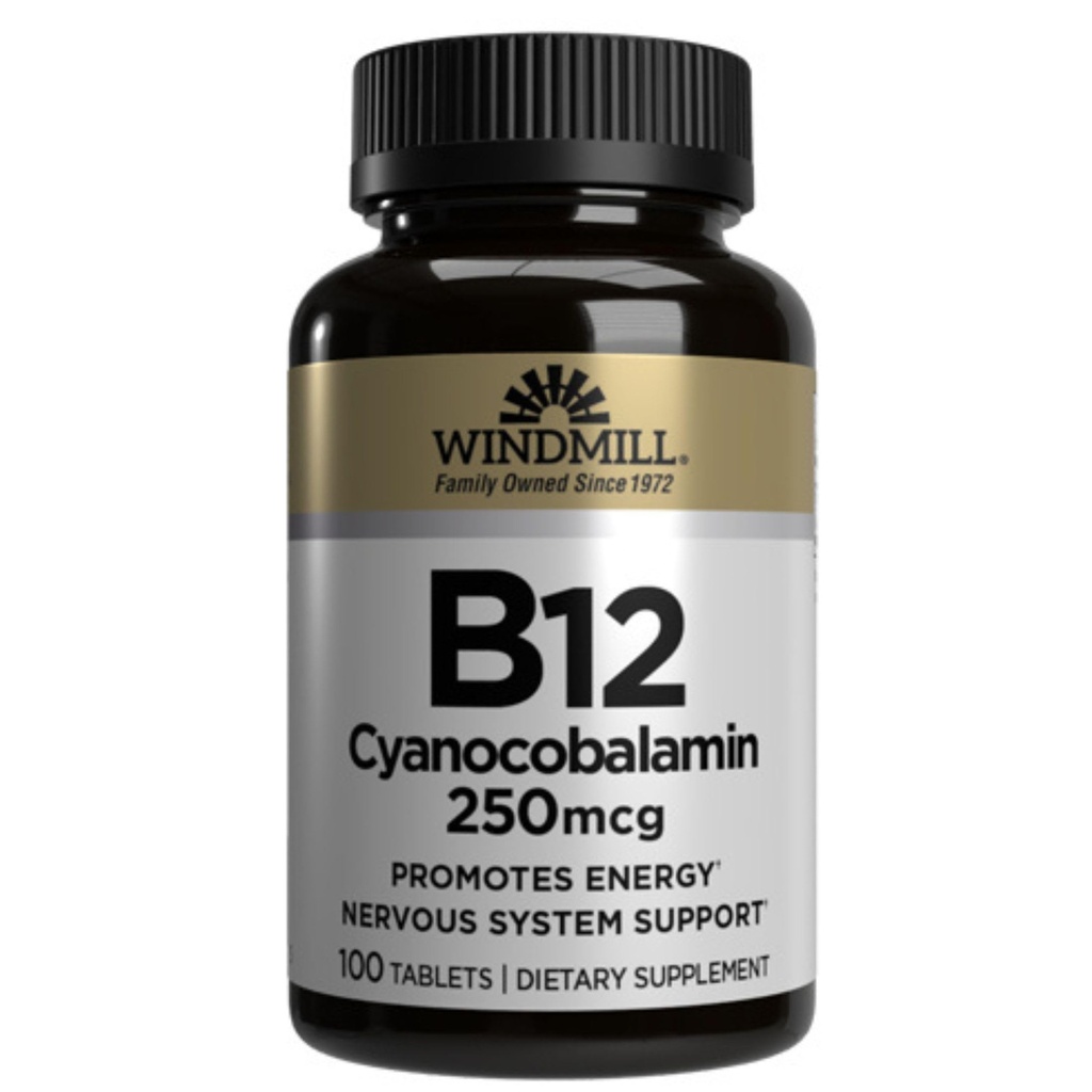 ビタミンB-12 TABS 250 MCG WMILLのサイズ:100