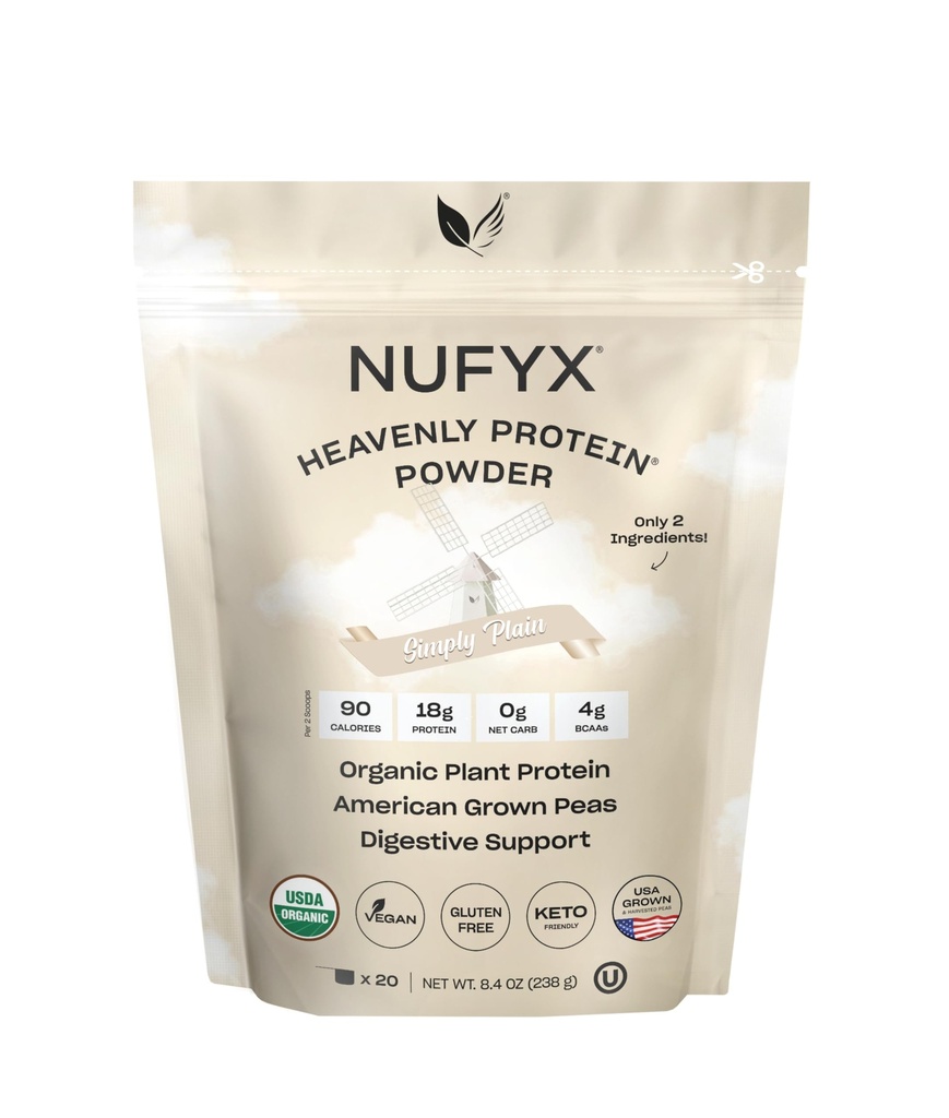 NUFYX の天国の蛋白質の粉(Simply 平野、20 の規模)