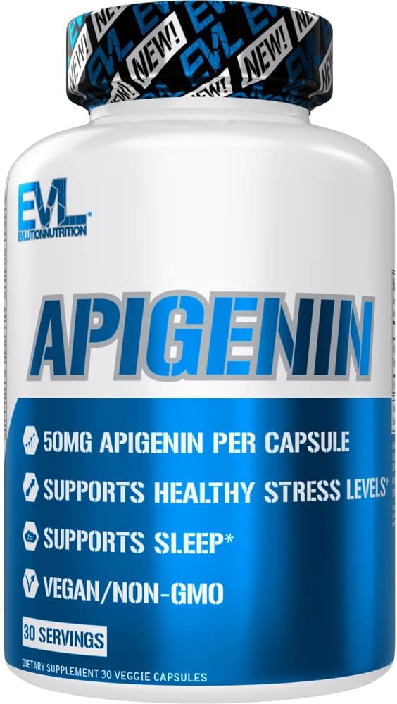 ChamomileのエキスからのEvlutionの純粋なApigeninの補足-Apigenin 50mg Bioflavonoidの圧力および気分サポート栄養の高いBioavailableビーガン非GMOの草の睡眠の補足を緩めて下さい