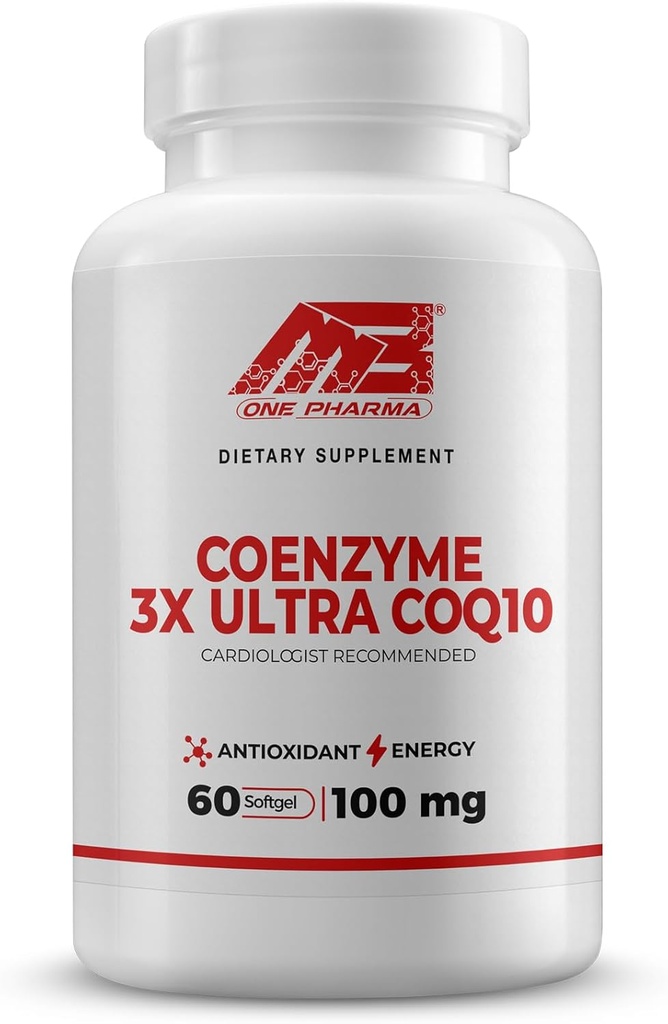 MB 1 の Pharma-COQ10 の補足 (100mg) 60 日の供給 3x の超優秀な吸収、酸化防止防衛-サポート 細胞エネルギー生産の心機能非 GMO、グルテンフリー、高い吸収