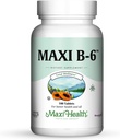 Maxi Health B-6 - ビタミンB6-100 mgの心臓血管の健康 - 100錠 - Kosher (100カウント)