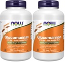 NOWフーズサプリメント、グルコマンナン(アモルファロスコンニャック)575mg、サポートレギュレーション*、健康的な体重管理*、180ベジーカプセル(パッケージ2)