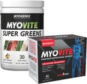 Myogenix Myoviteスーパーグリーンパウダー&Myoviteマルチビタミンバンドル - オーガニックグリーン&エッセンシャルビタミンとの完全な毎日の栄養 - エネルギー、消化、回復と全体的なウェルネスをサポート