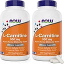 NOW食品L-カルニチン500mg、240ベジキャップ(パッケージ2)