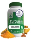 健康のThru Nutrition Curcumin 650mg BCM-95 Curcugreen | ターメリック・クルクミン・コンプレックス | 高吸収 | ヘルシーな炎症対応 | 臨床的にスタディ | 3rd Party Tested | 非GMO(60個入り)