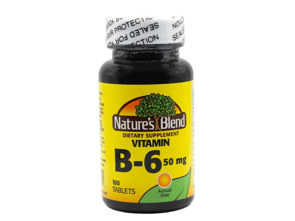 自然のブレンドビタミンB-6 50mg