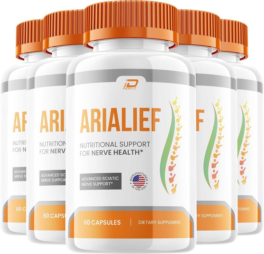 Arialief のカプセル、Ararialief の高度の補足、健康なレベル、最高の強さの毎日の方式、Arialif の検討(5 のパック- 300 のカプセル)を維持するすべての自然な方式