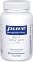 Pure Encapsulations Alpha Lipoic Acid 600 mg - ALA Supplement for Liver Support, Antioxidants, Nerve Health, Cardiovascular Health & Carbohydrate Support - Premium Alpha Lipoic Acid - 60 Capsules