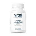 生体栄養素アセチルL-カルニチン500mg | 脳、記憶、認知サポートサプリメント* | ビーガン | グルテンフリー、酪農、大豆フリー | GMO | 60カプセル
