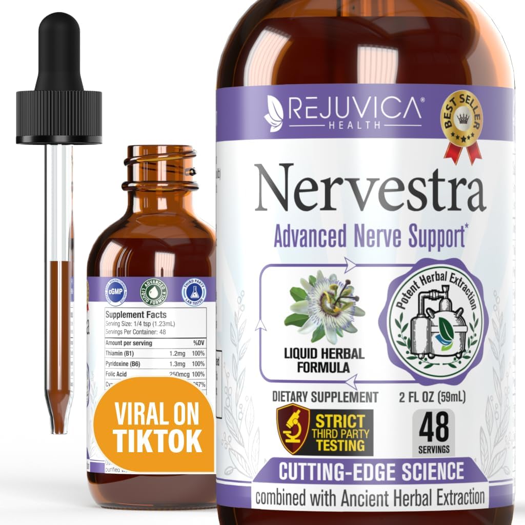 Nervestra - アルファリポ酸、Bolster Nerve健康およびサポート健康なNerve機能へのNerveの健康、-アルファリポ酸、ビタミンB6、白いWillowの吠え声のパッションフラワー及び多く!
