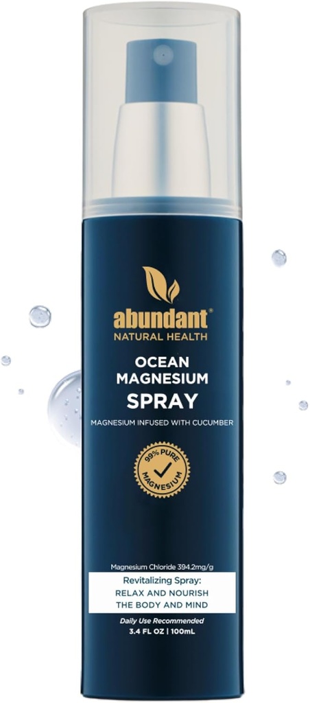 MAG I.C. Magnesium Spray with 10% Trolamine Salicylate for Strong Pain Relief Against Aches and Bruises, Effective and Quick Absorption, Fragrance-Free, 100mL