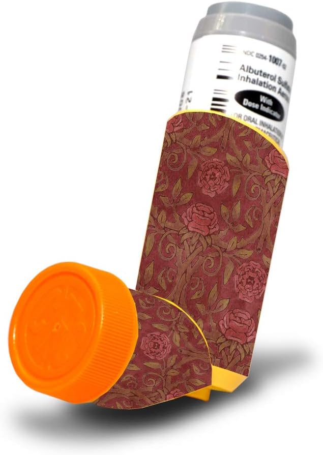 MightySkins 肌用 プロベンジル HFA 喘息吸入器 - 紙花 | 保護、耐久性、ユニークなビニール ステッカーカバー | 簡単に適用、削除、および変更スタイル | アメリカ製