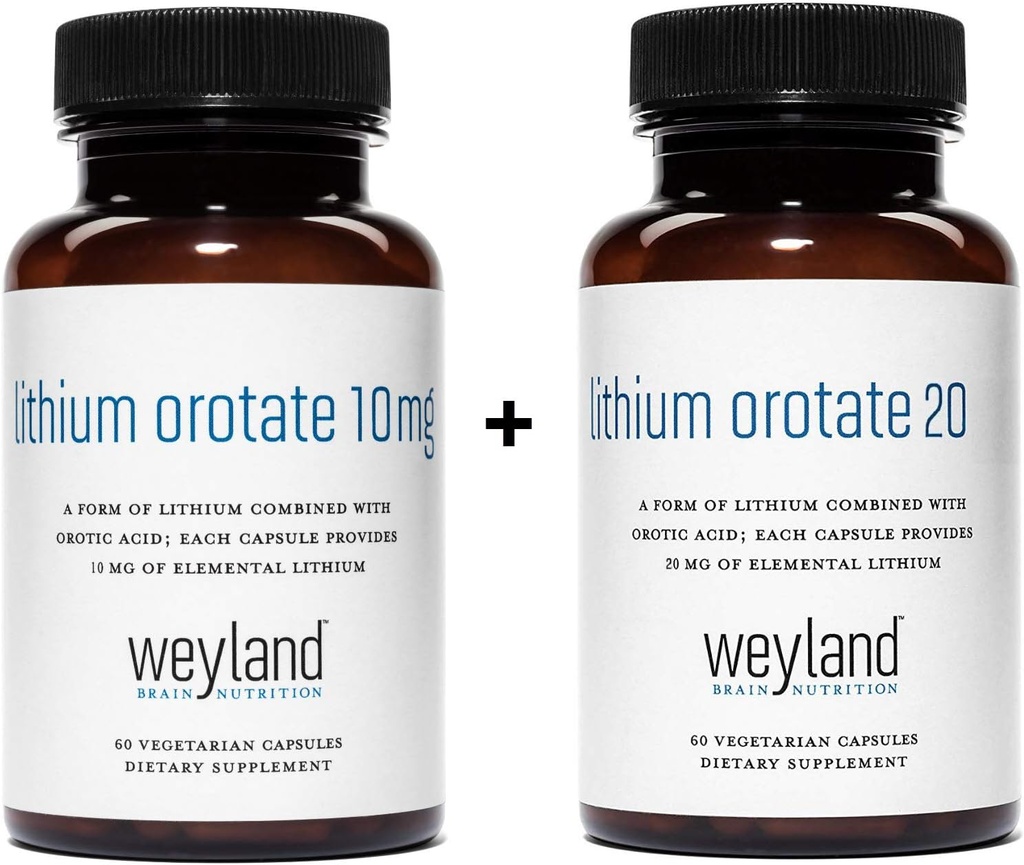 リチウムOrotate 10mg +リチウムOrotate 20mg