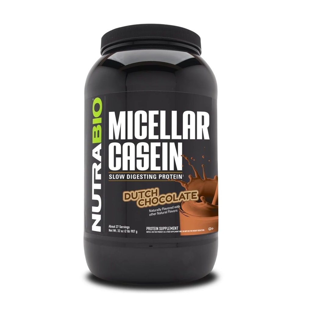 NutraBioのカゼインの蛋白質の粉、Micellar Casienの粉、25g遅い消化蛋白質、助けは完全、一晩筋肉回復及び成長、BCAA及びEAAのグルテンフリー、大豆自由に、2lbのチョコレートを維持します