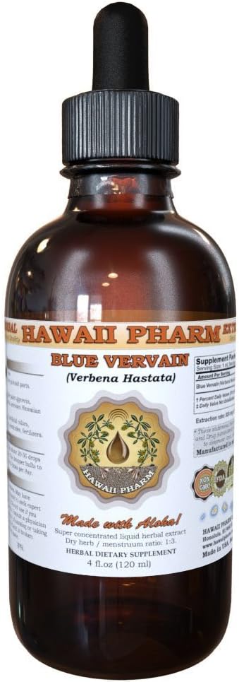 青いVervainの液体のエキス、有機性青いVervain (Verbena Hastata)のチンキ4のoz